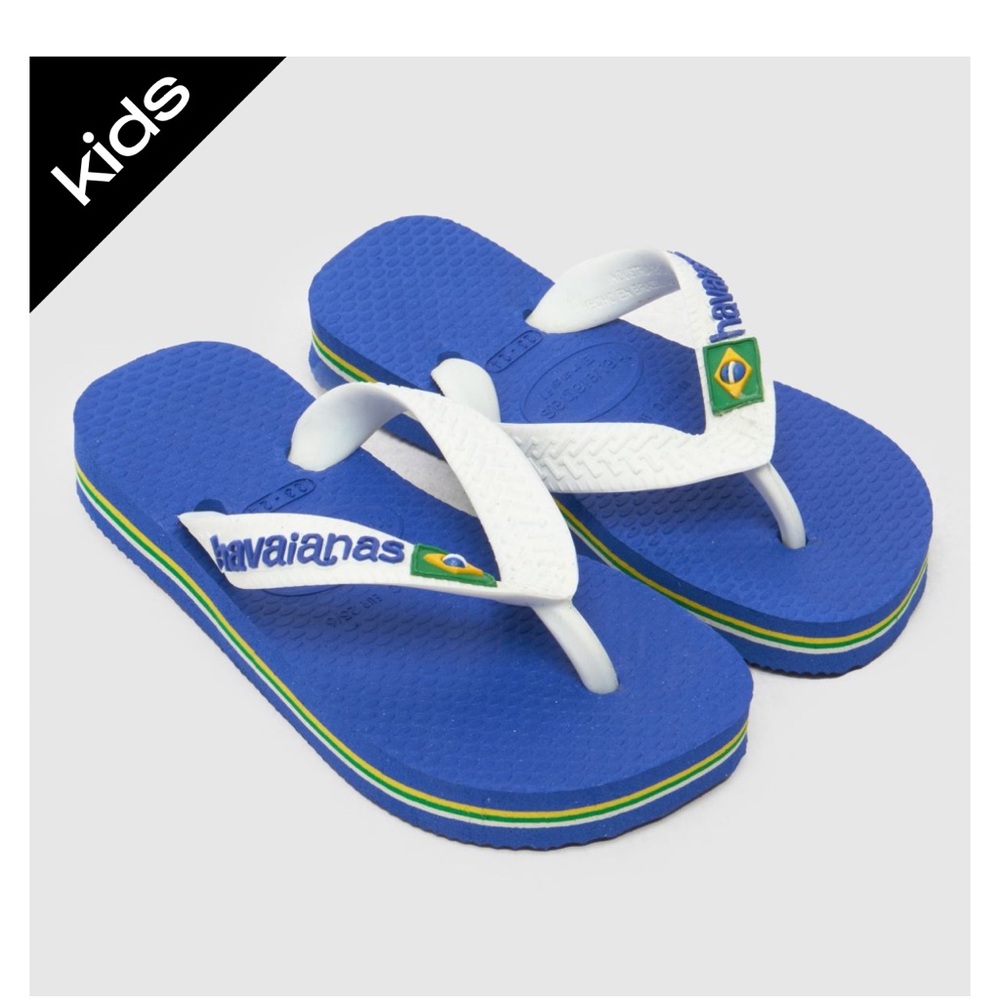 Havaianas
Brasil Logo Boys Junior in Blue 6